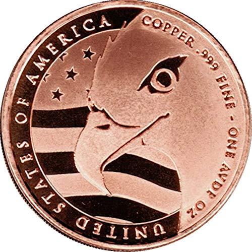 1 oz .999 Pure Copper Round - Morgan Dollar Design | QSB Mint Challenge Coin | Collectible, Gift, Decoration & Investment