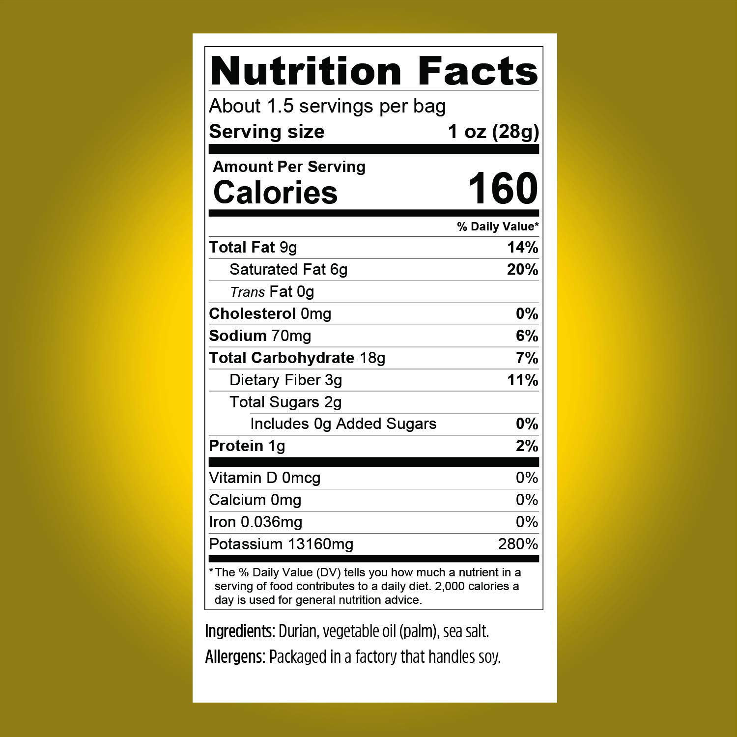 **Mark Wiens Durian Chips - Thai Gluten-Free Vegan Snack, Dehydrated Durian Fruit Crisps, 100% Real Durian, Healthy Asian Mornthong Fruit Snack, Pack of 4 x 1.65 oz - Perfect for Travel, Office, and Movie Nights**