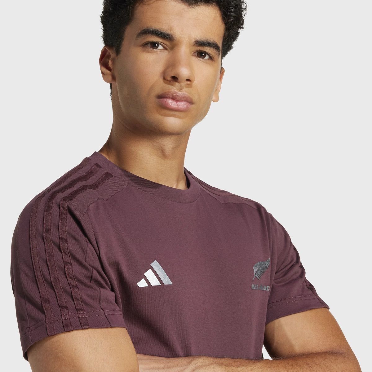 Adidas All Blacks Cotton T-Shirt for Men - Aurora Ruby Red - Comfortable & Breathable Casual Wear for Sports & Everyday Use
