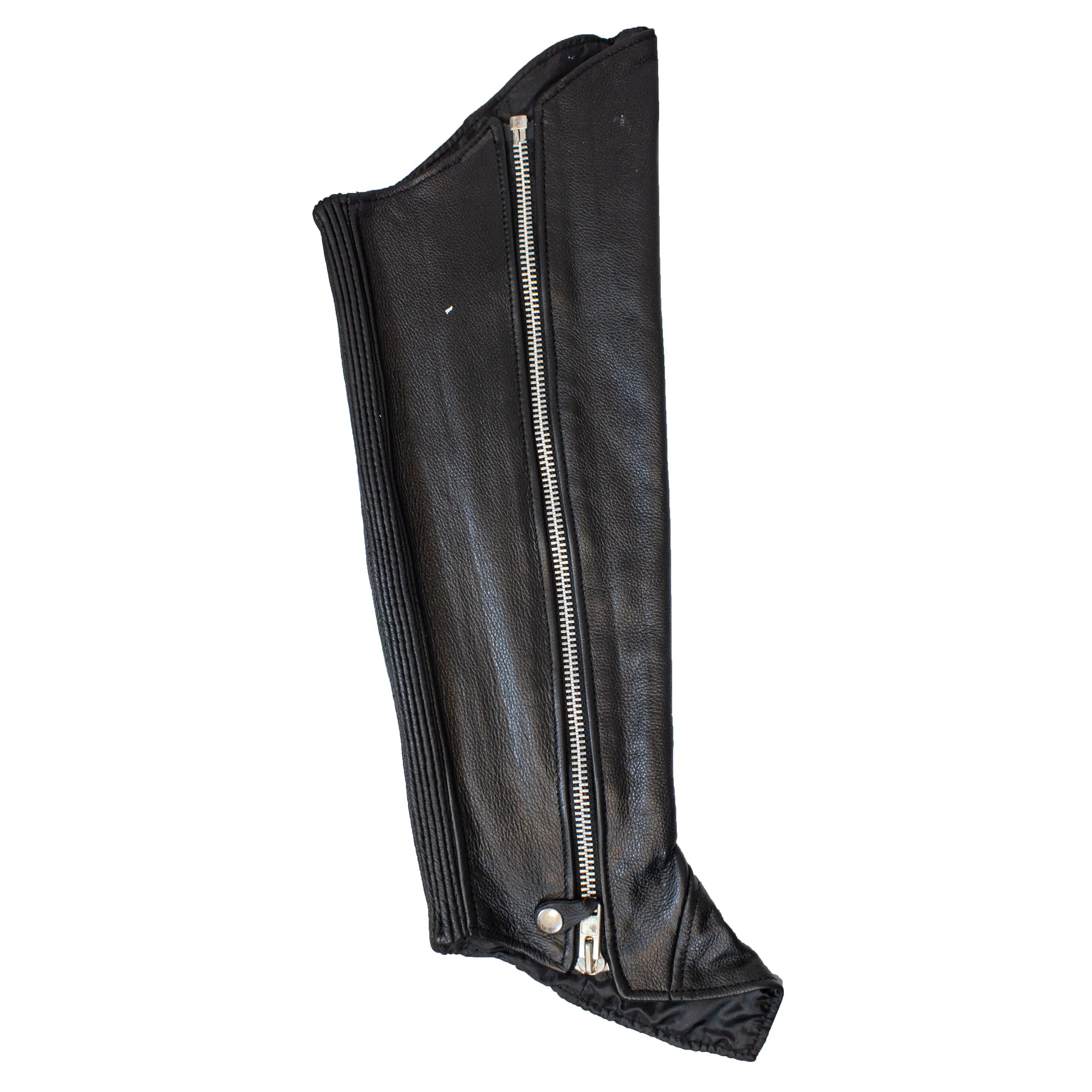 BOL Open Road Women's Leather Half Chaps - Equestrian Riding Boots for Horseback Riding & English Show Jumping - Durable Genuine Leather Leg Protection