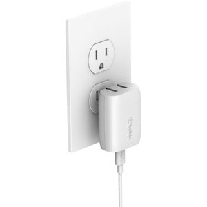 Belkin BOOST CHARGE 20W Fast USB-C Wall Charger - Compatible with iPhone, iPad, Smartphones, Tablets & Wireless Pens - Compact White Power Adapter for Home, Office & Travel Charging
