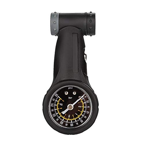Bike Tire Pressure Gauge - Heavy Duty Plastic Air Gauge for Mountain & Road Bikes | Accurate PSI Measurement for Cycling, Commuting & Outdoor Adventures