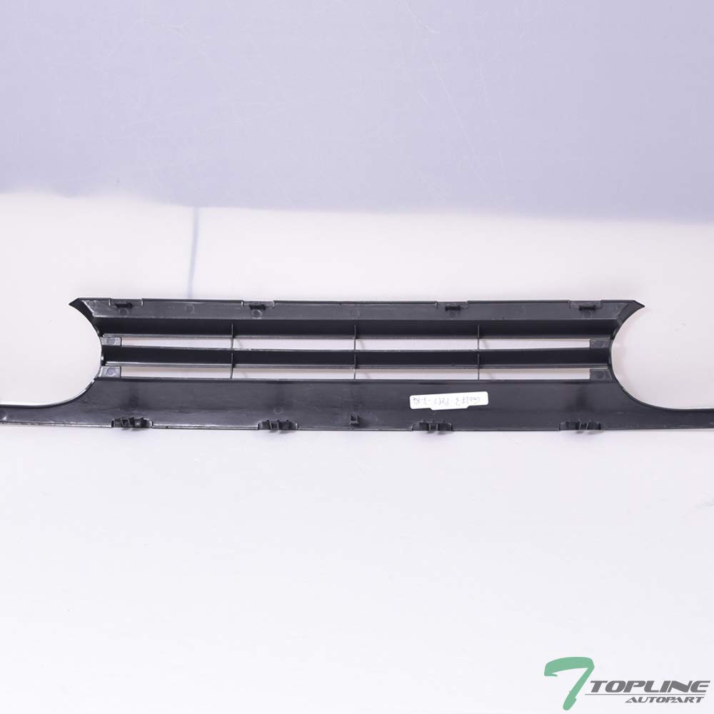 1993-1998 VW Golf GTI & 1995-1999 Cabrio MK3 Glossy Black Front Bumper Grille Replacement - Horizontal Style for Enhanced Airflow & Sporty Look | Perfect for Car Upgrades & Restoration Projects