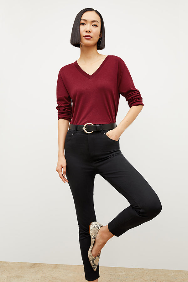Eco-Friendly Better Than Denim Jeans for Women - Sammataro Black Stretch Pants | Perfect for Casual Wear, Work & Everyday Outfits