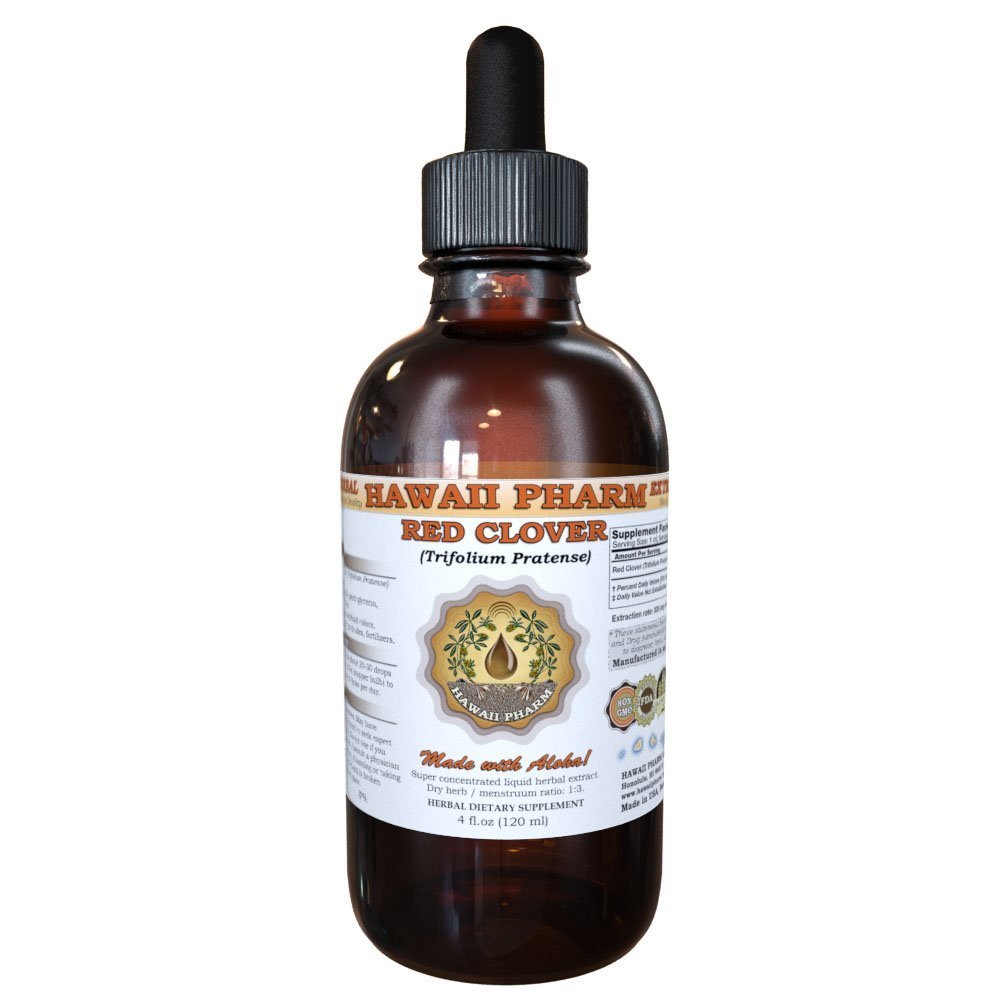 Organic Red Clover Liquid Extract (Trifolium Pratense) - 4 fl.oz Herbal Supplement | USDA Certified, Made in USA | Supports Women's Health & Detox | Perfect for Teas, Smoothies & Wellness Routines