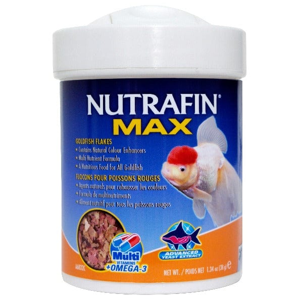 Nutrafin Max Goldfish Flakes - Premium Fish Food for Goldfish with Enhanced Nutrition | Ideal for Daily Feeding & Aquarium Maintenance