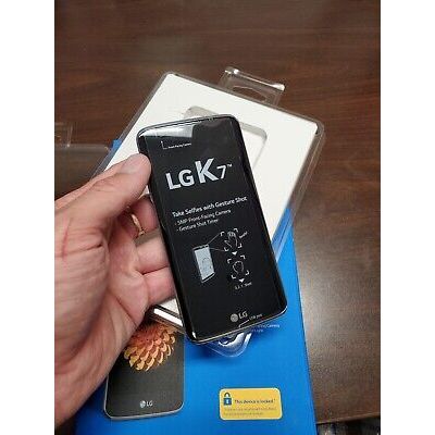 Unlocked LG K7 8GB Titan GSM Smartphone - Perfect for Travel, Business & Everyday Use