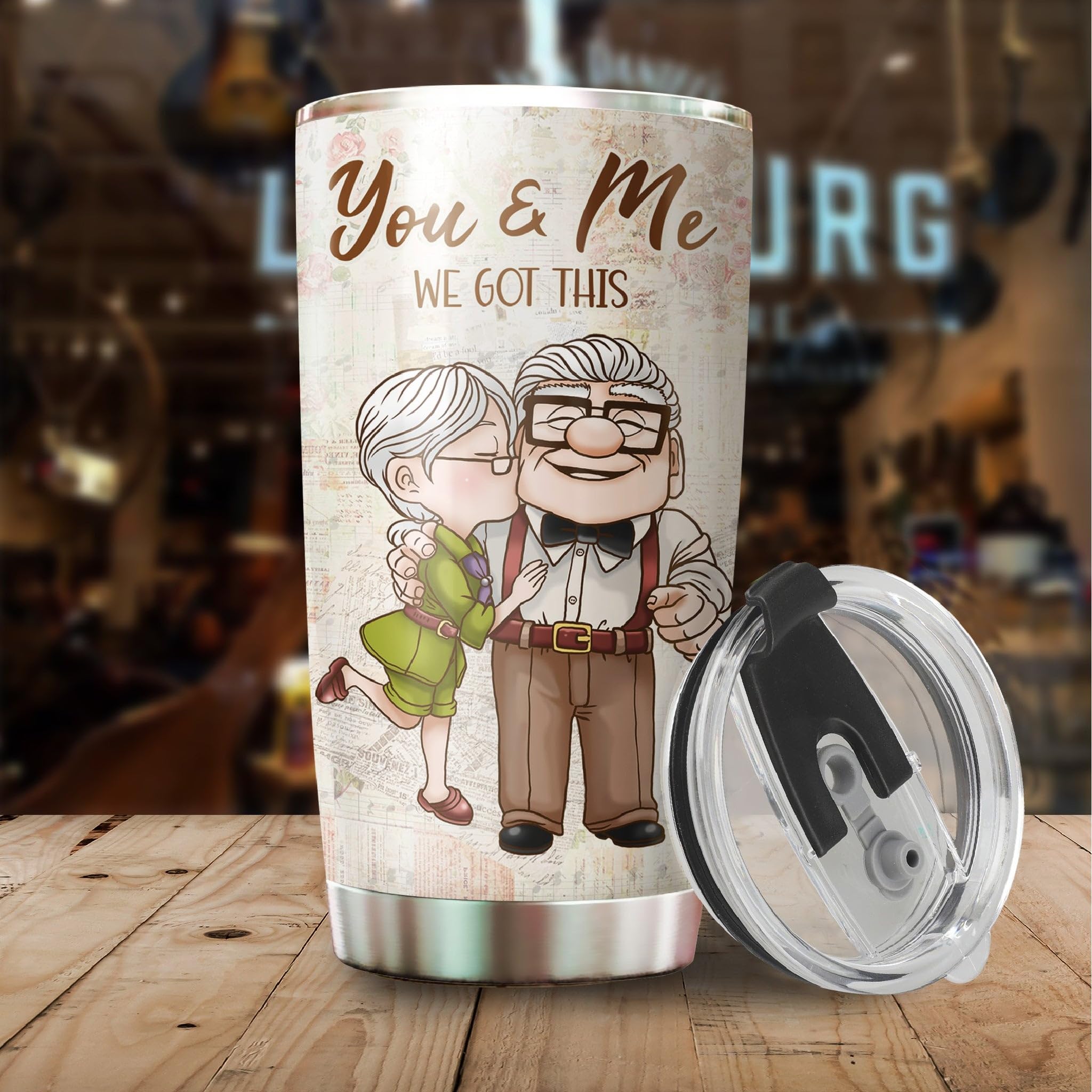 Valentine's Day Tumbler 20oz - Insulated Couple Mugs for Anniversary Gifts, Romantic Gifts for Her, Wife & Couples - Perfect for Coffee, Tea & Hot Drinks at Home, Office or Travel