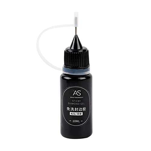 Cypressen Rhinestone Glue for Nails - Professional No Wipe Gel Adhesive for Nail Gems & Rhinestones | DIY Glue Pen with Fine Tip for Gap Filling & Sealing | Perfect for Nail Art, Manicures & Jewelry Making