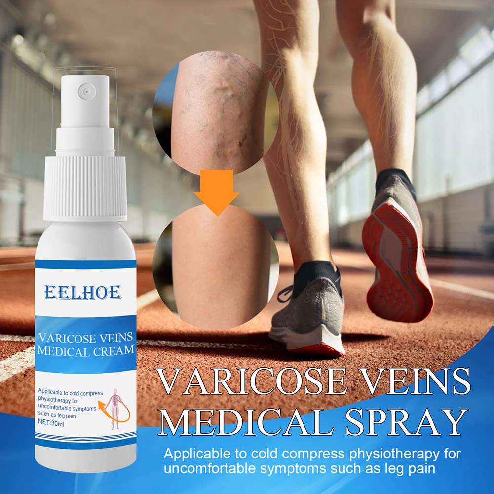 Varicose Veins Miracle Cream - Spider Vein Treatment for Legs | Phlebitis Relief & Muscle Soreness Solution | Fast-Acting Leg Cramp Relief | Perfect for Daily Use & Post-Workout Recovery