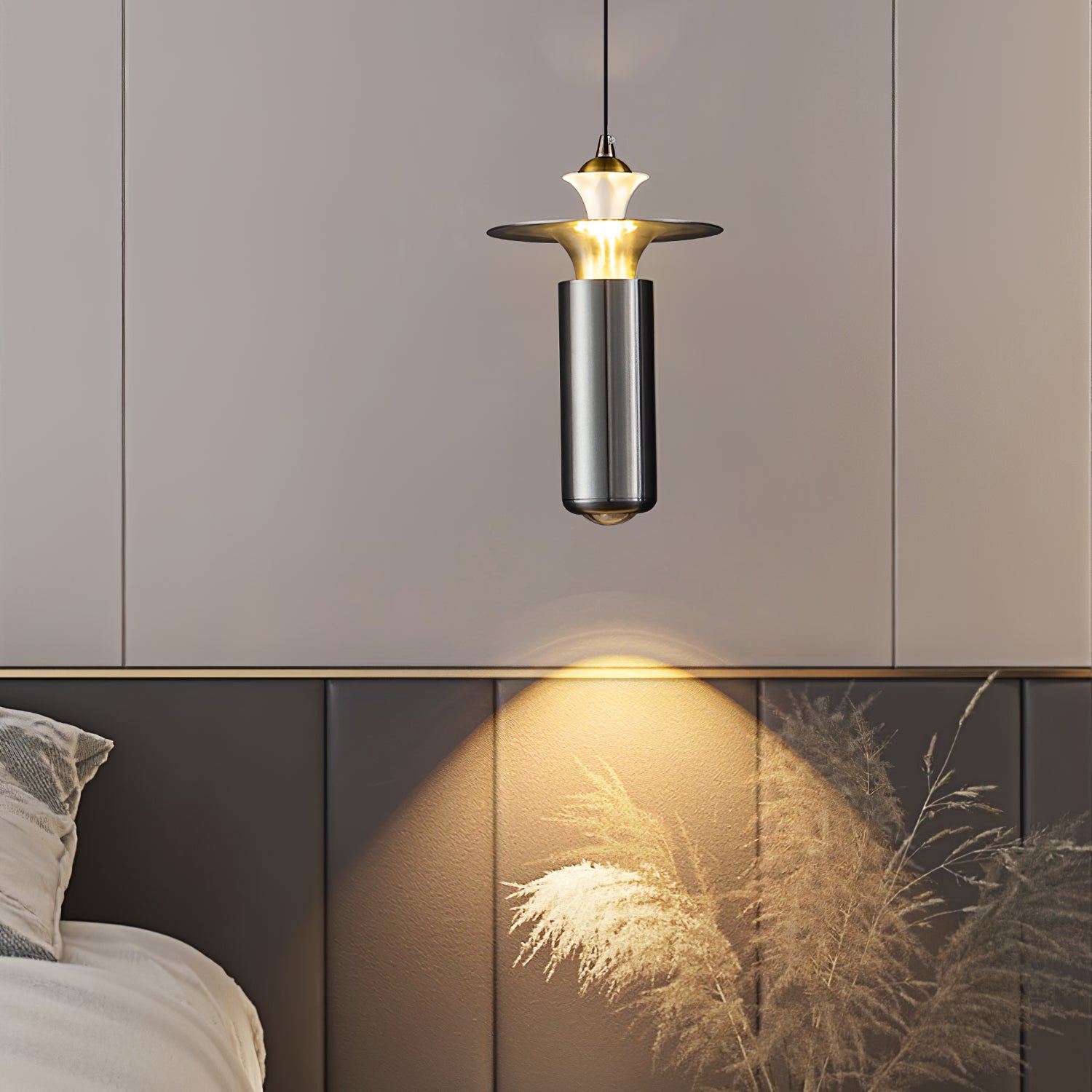 Esca Pendant Lamp - Modern Hanging Light Fixture for Kitchen, Dining Room & Bedroom | Energy Efficient LED Ceiling Light with Adjustable Height | Perfect for Home, Office & Restaurant Decor