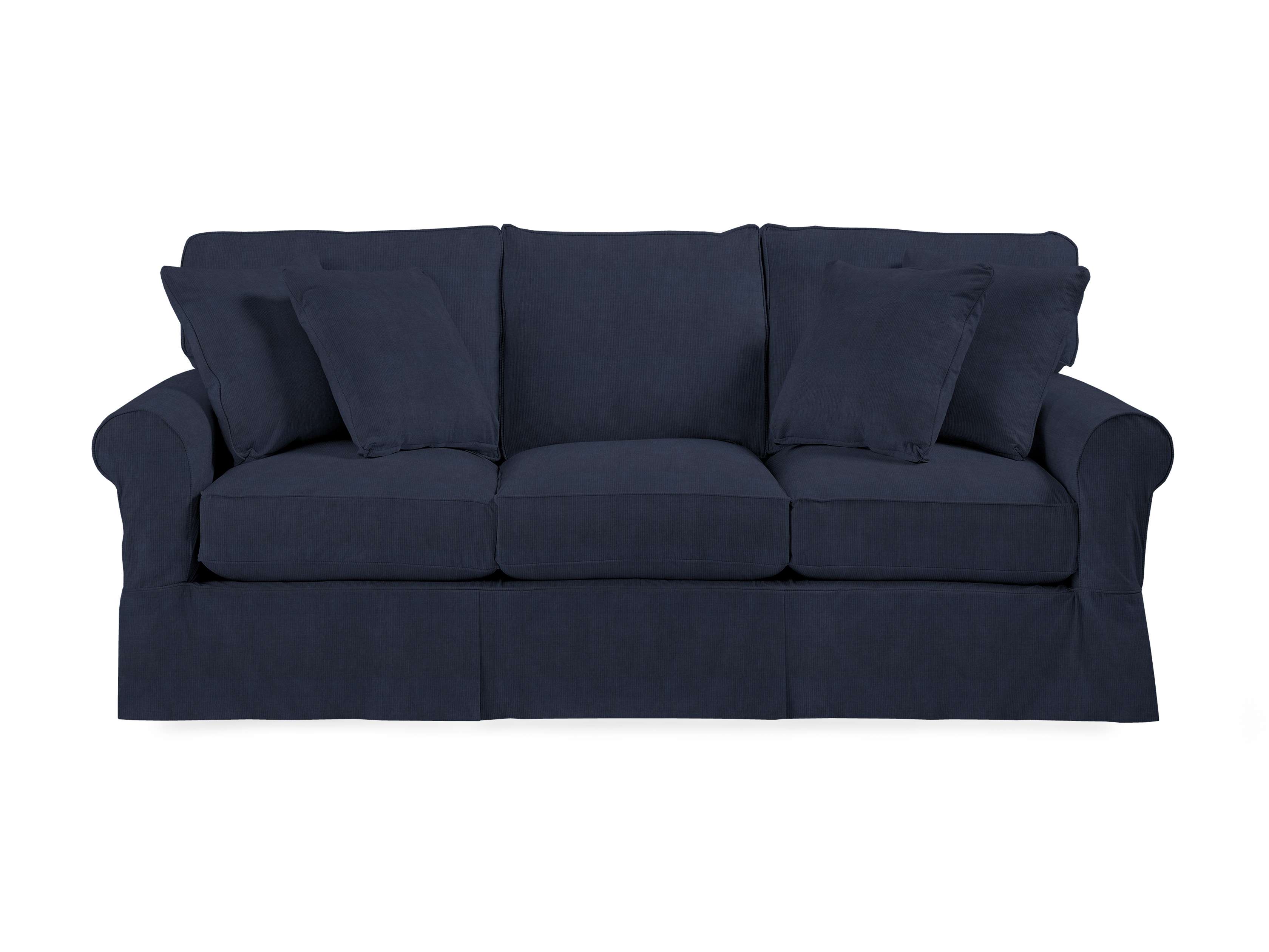 Baldwin Slipcovered Sofa - Modern Comfortable Living Room Furniture for Home & Office | Perfect for Small Spaces & Cozy Family Gatherings