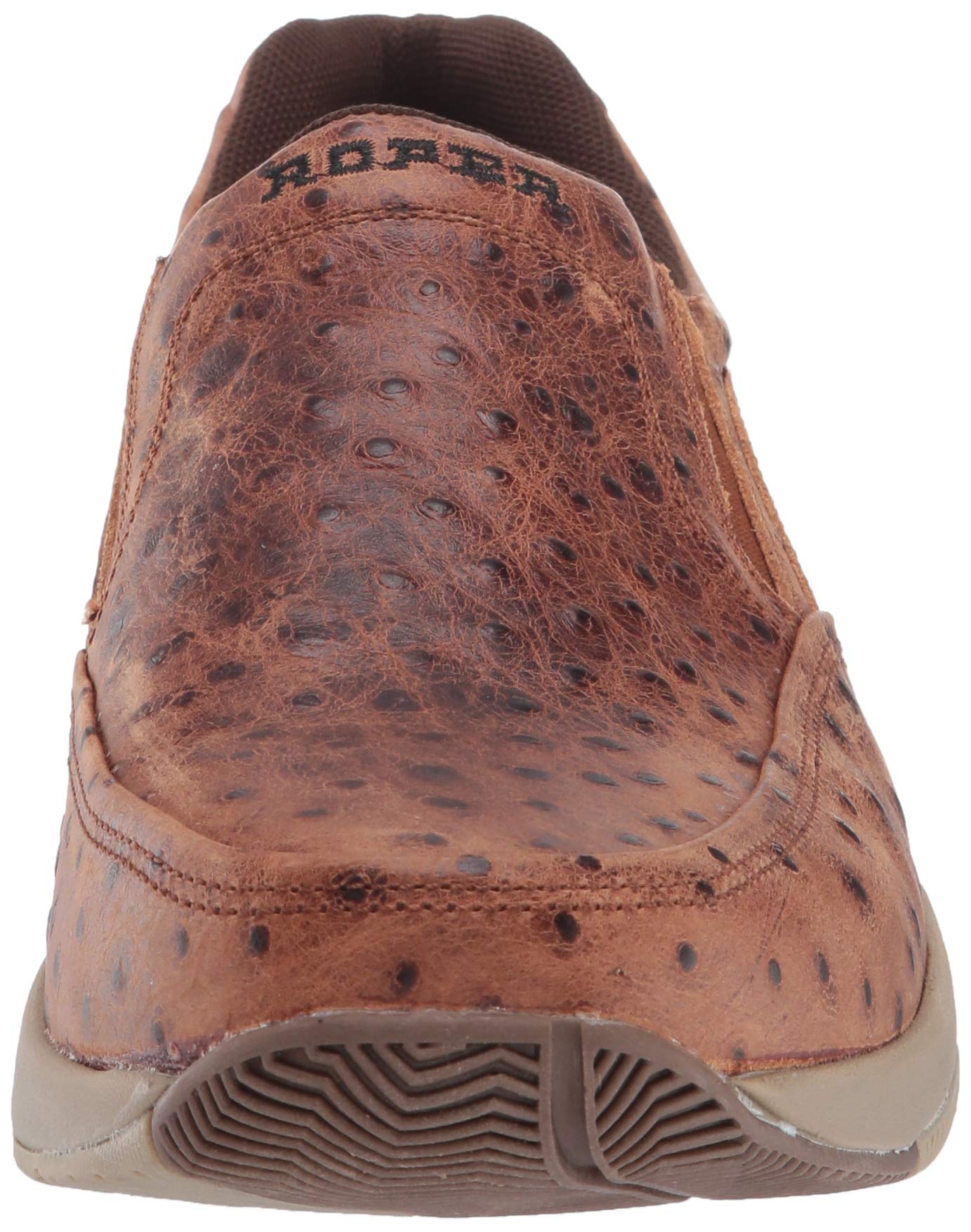 ROPER Men's Ulysess Slip-On Casual Loafers - Comfortable Brown Leather Shoes for Walking, Office & Everyday Wear