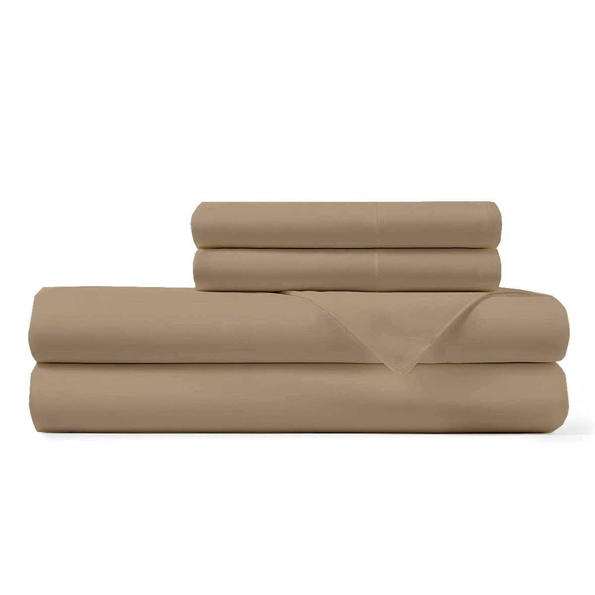 Premium 400 Thread Count 100% Egyptian Cotton RV King Sheets Set (72x80 Inches) - Ultra Soft Long Staple Cotton, 4-Piece Deep Pocket (Up to 15