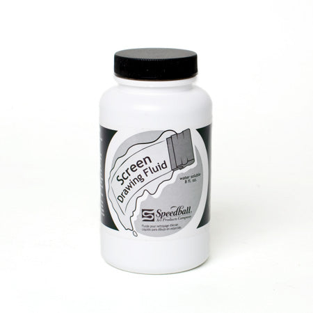 8oz Drawing Fluid for Screen Printing - Premium Water-Soluble Resist for Fabric & T-Shirt Designs - Perfect for DIY Art Projects & Professional Printing Studios