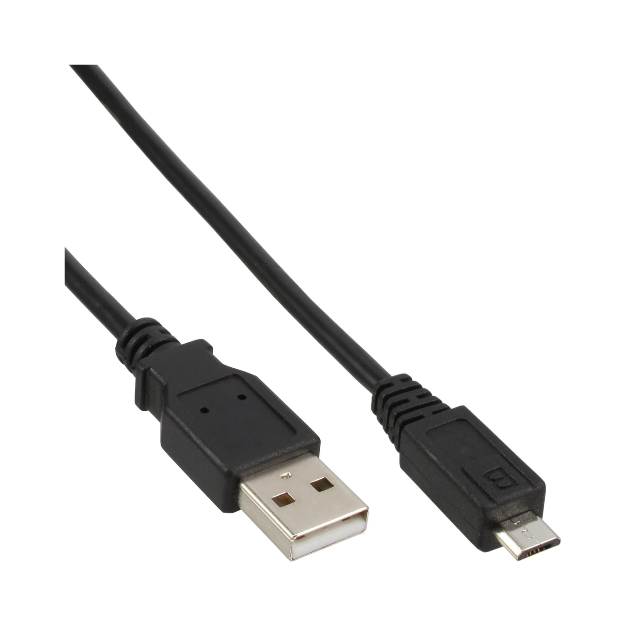 5m USB 2.0 A to Micro B Cable - High Speed Data Sync & Charging Cord for Smartphones, Tablets, Cameras - Durable Black USB Cable for Home, Office & Travel Use