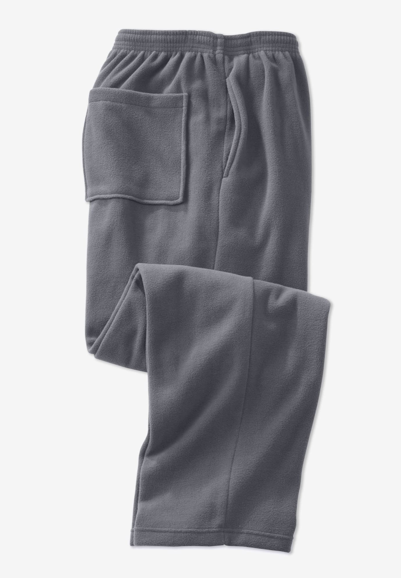 KingSize Men's Big & Tall Explorer Plush Fleece Pants - Soft & Comfortable Lounge Pants for Relaxing at Home, Camping & Outdoor Activities