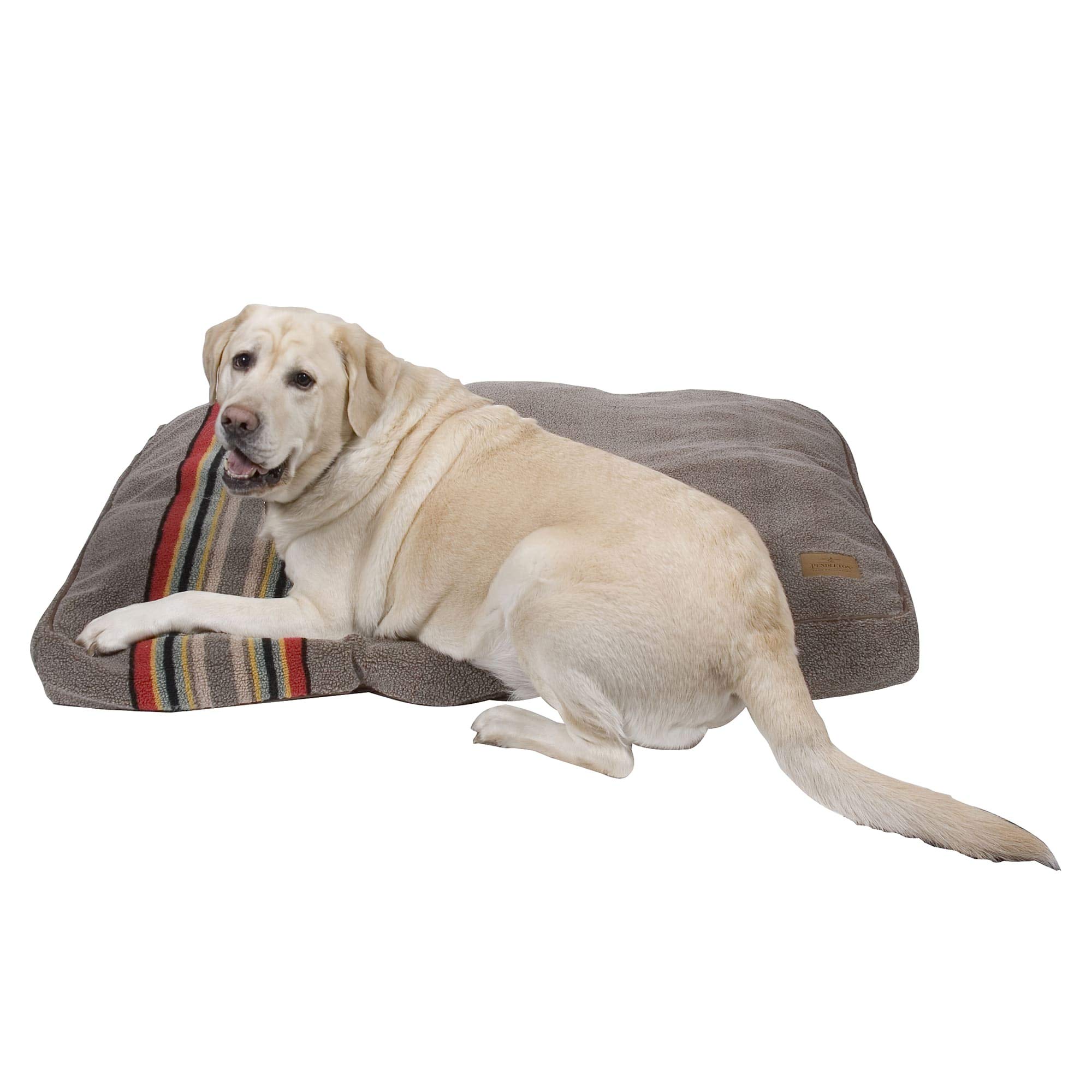 PENDLETON Vintage Camp Napper Dog Bed - Mineral Umber, XL - Cozy Pet Bed for Large Dogs - Perfect for Camping, Living Room & Outdoor Adventures