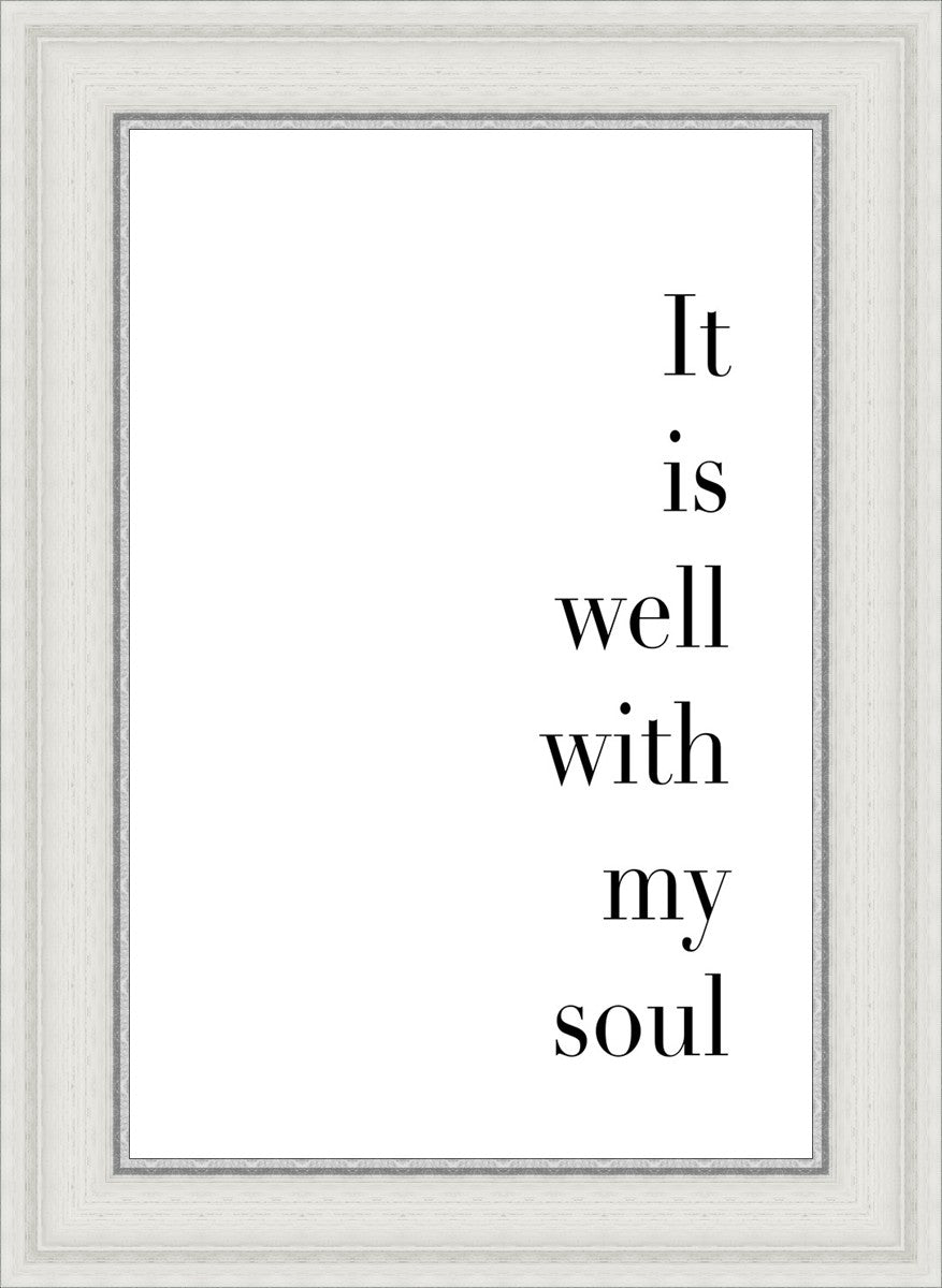 It is Well With My Soul - Inspirational Christian Wall Art Decor for Home, Office & Church - Perfect for Faith-Based Gifts & Spiritual Encouragement