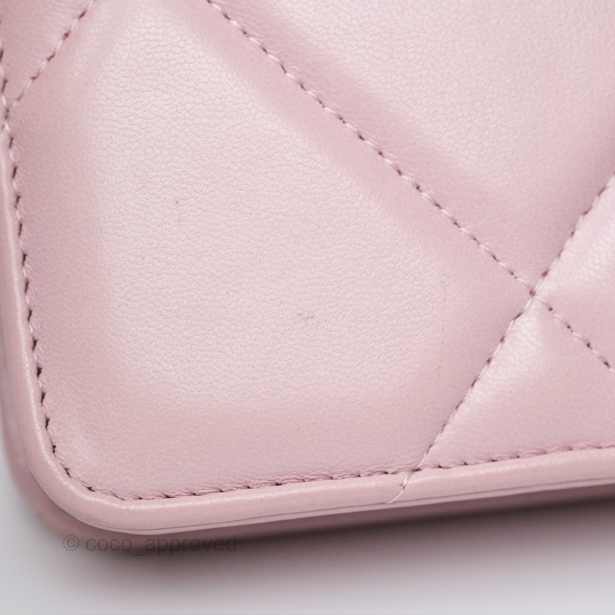 Chanel 19 Wallet on Chain WOC Light Pink Lambskin Mixed Hardware Bag - Luxury Crossbody Purse for Women | Perfect for Date Night, Shopping & Evening Events