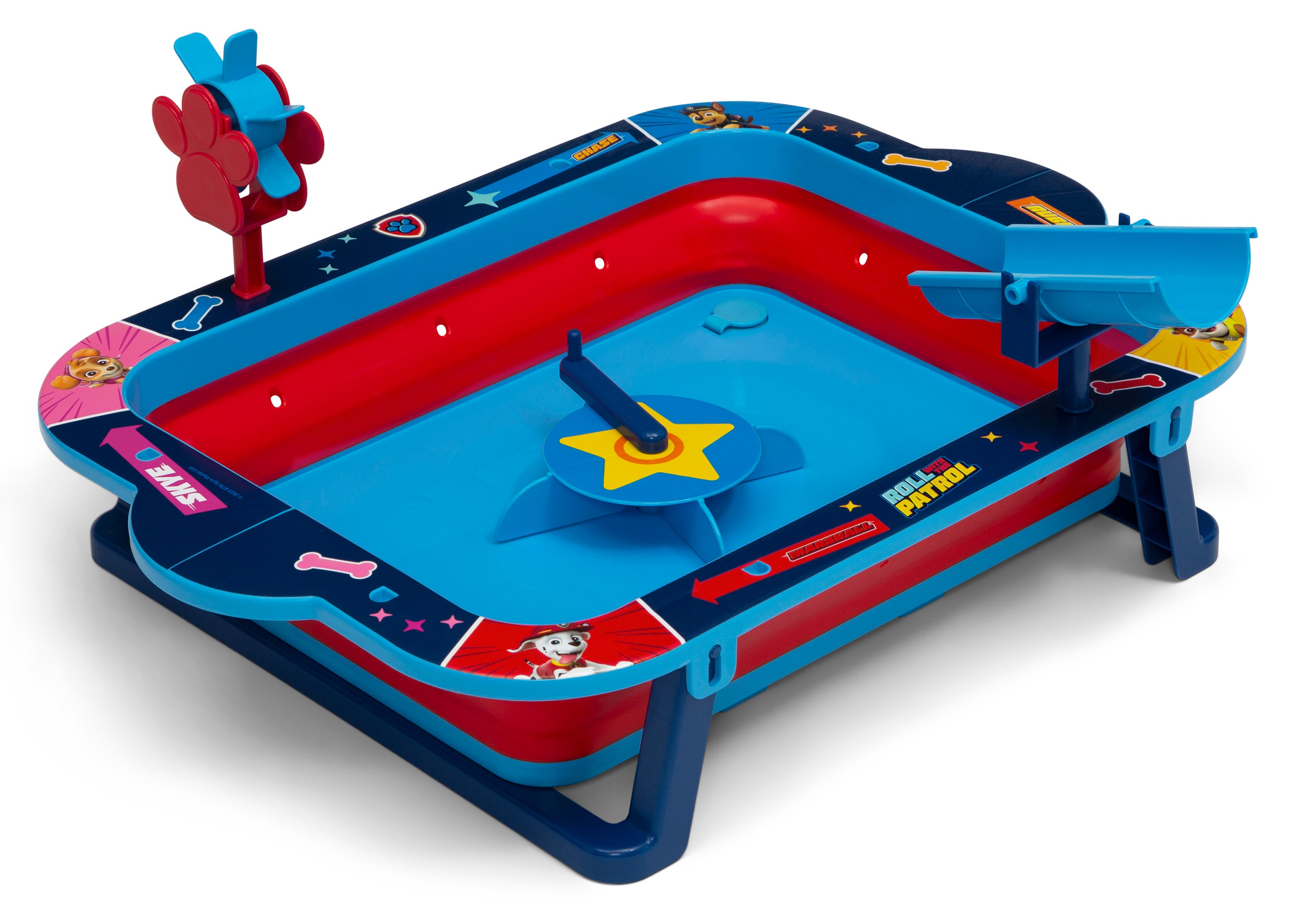 PAW Patrol Collapsible Water Activity Table for Kids - Portable Outdoor Water Play Table for Toddlers - Perfect for Backyard, Pool, and Beach Fun
