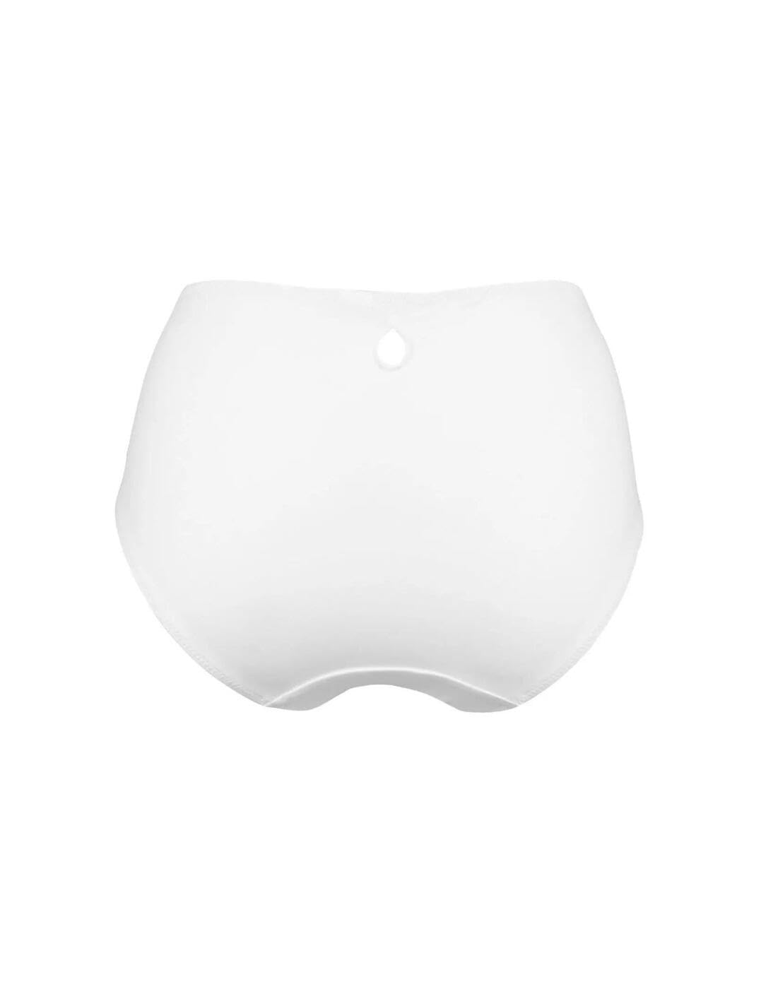 Pour Moi Imogen Rose 3804B Embroidered Brief White - Comfortable Women's Underwear for Everyday Wear & Special Occasions