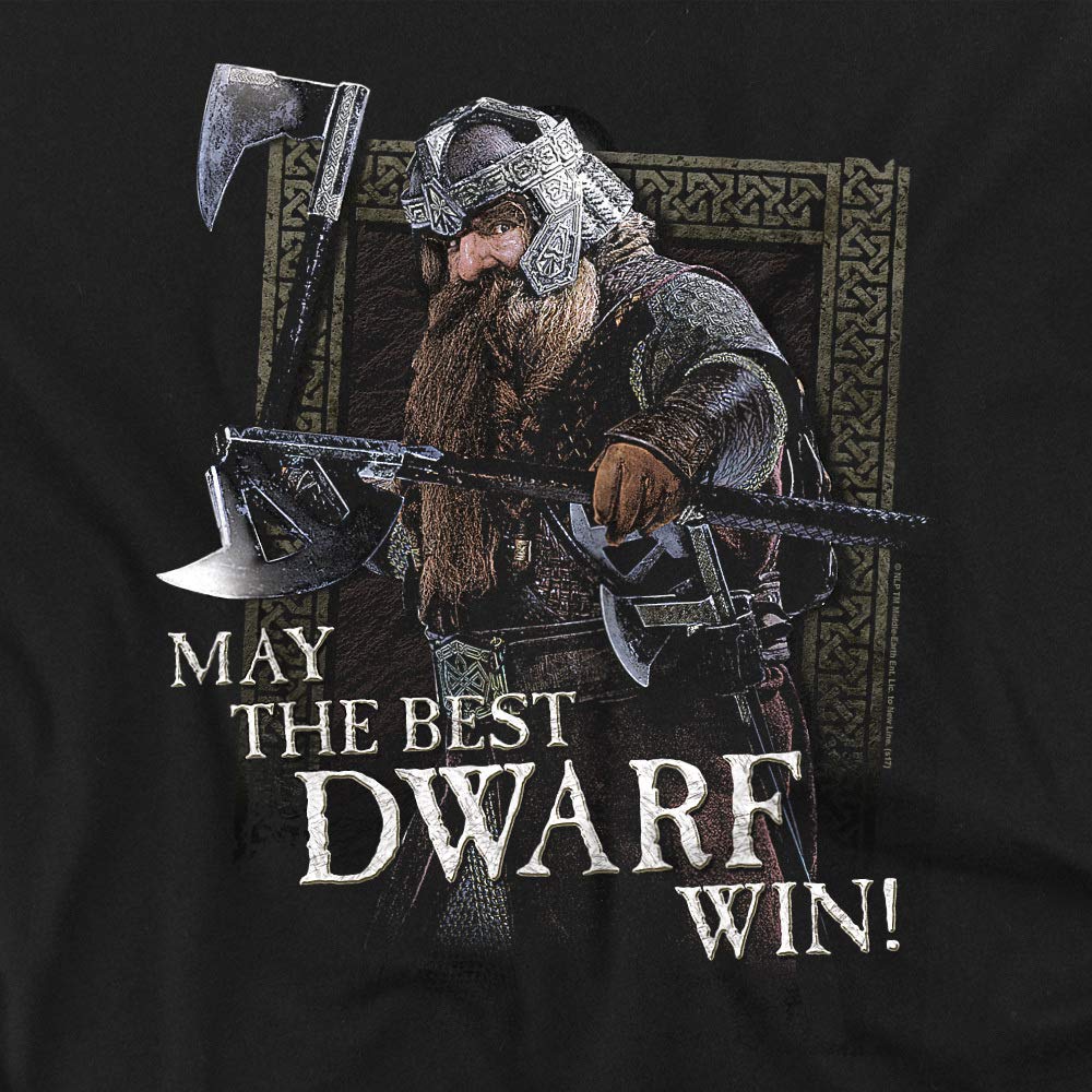 Lord of the Rings Gimli Dwarf Unisex T-Shirt - Black 6XL for Men & Women | Fantasy Movie Merchandise & Cosplay Outfit