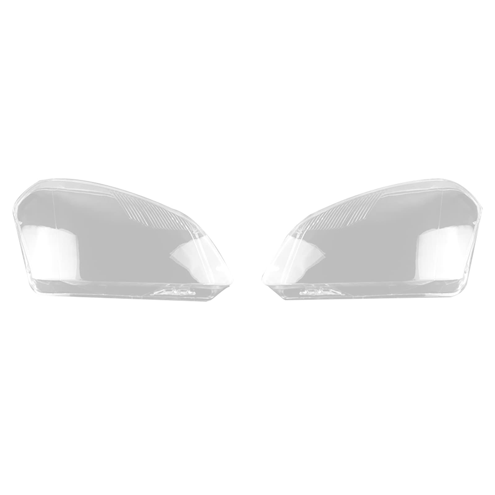 Nissan Qashqai 2008-2015 Car Headlight Lens Cover Set - Left & Right Front Headlight Lamp Shade Replacement - Perfect for Night Driving & Foggy Conditions