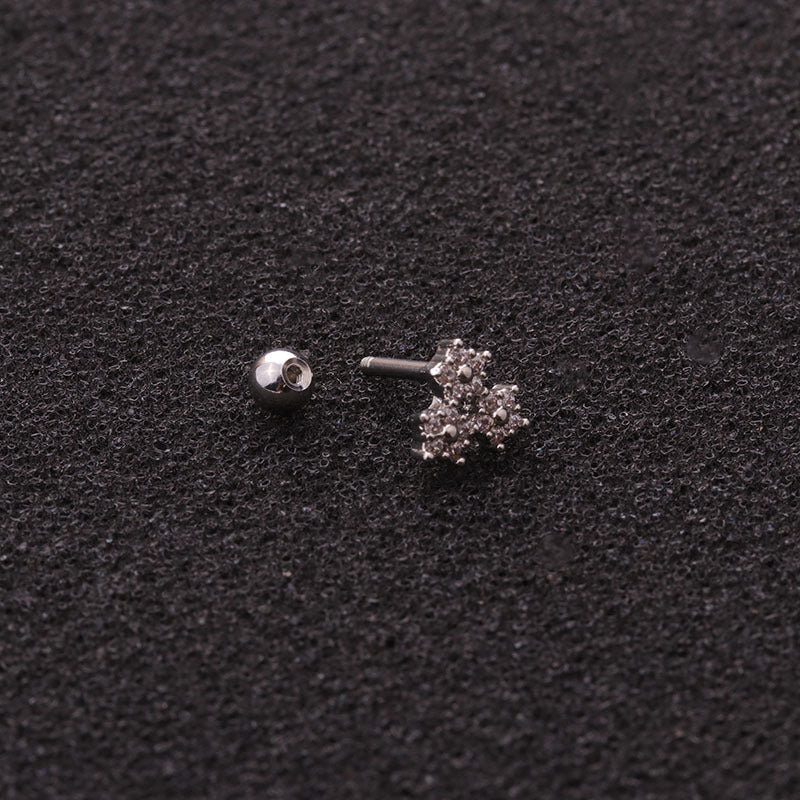 16G Celestial Barbell Back Cartilage Piercing Jewelry - Surgical Steel Earring for Helix, Tragus, or Conch Piercing | Perfect for Everyday Wear, Parties, and Special Occasions | HSPJ1959