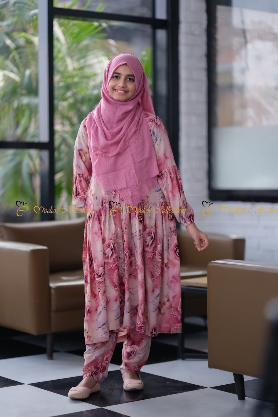 Nupur Women's Floral Tunic Top - Elegant Rose Print Blouse for Casual Wear, Office & Party Outfits | Lightweight & Comfortable Summer Tunic Shirt