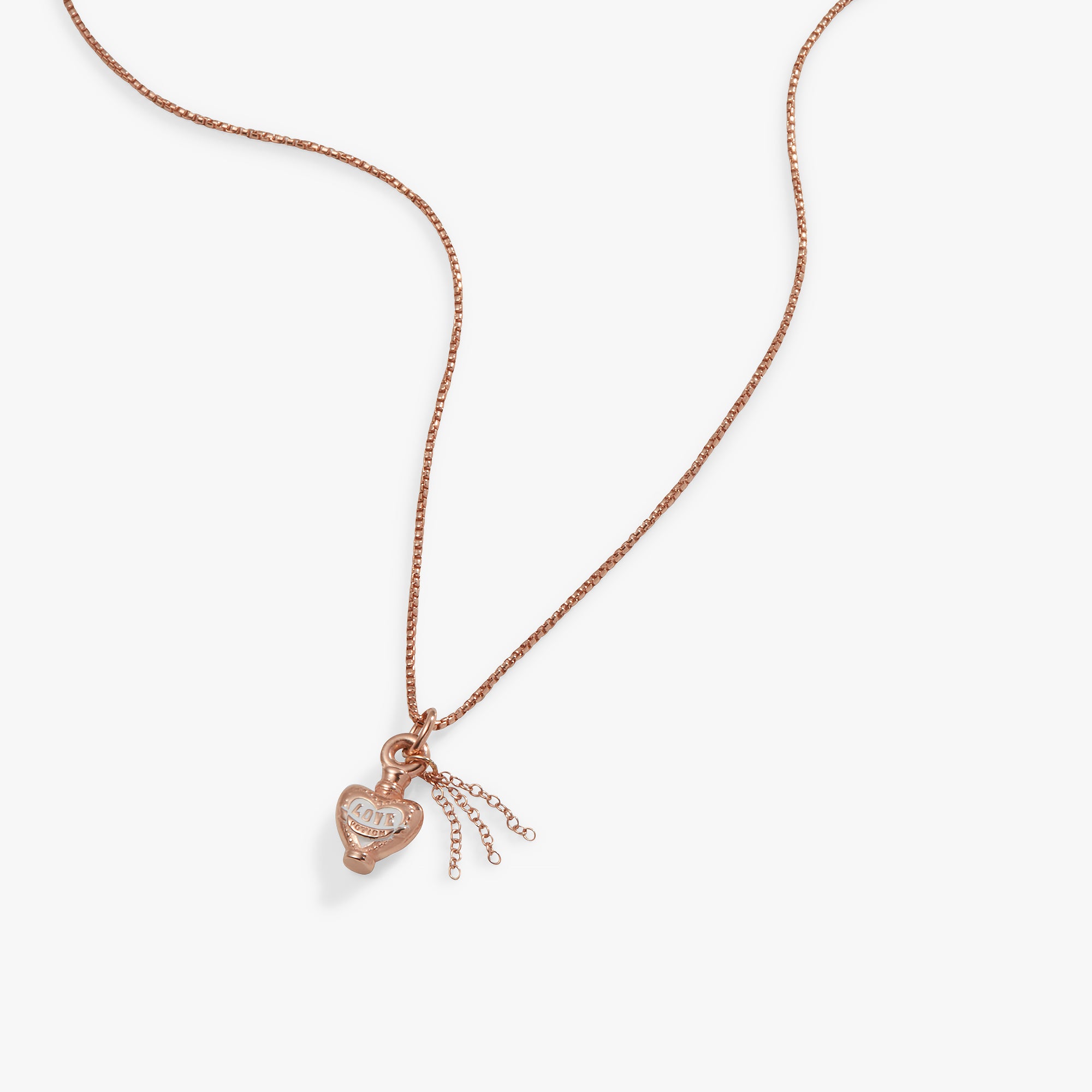 Harry Potter Love Potion Charm Necklace - Adjustable Chain - Perfect for Cosplay, Halloween & Wizarding World Fans