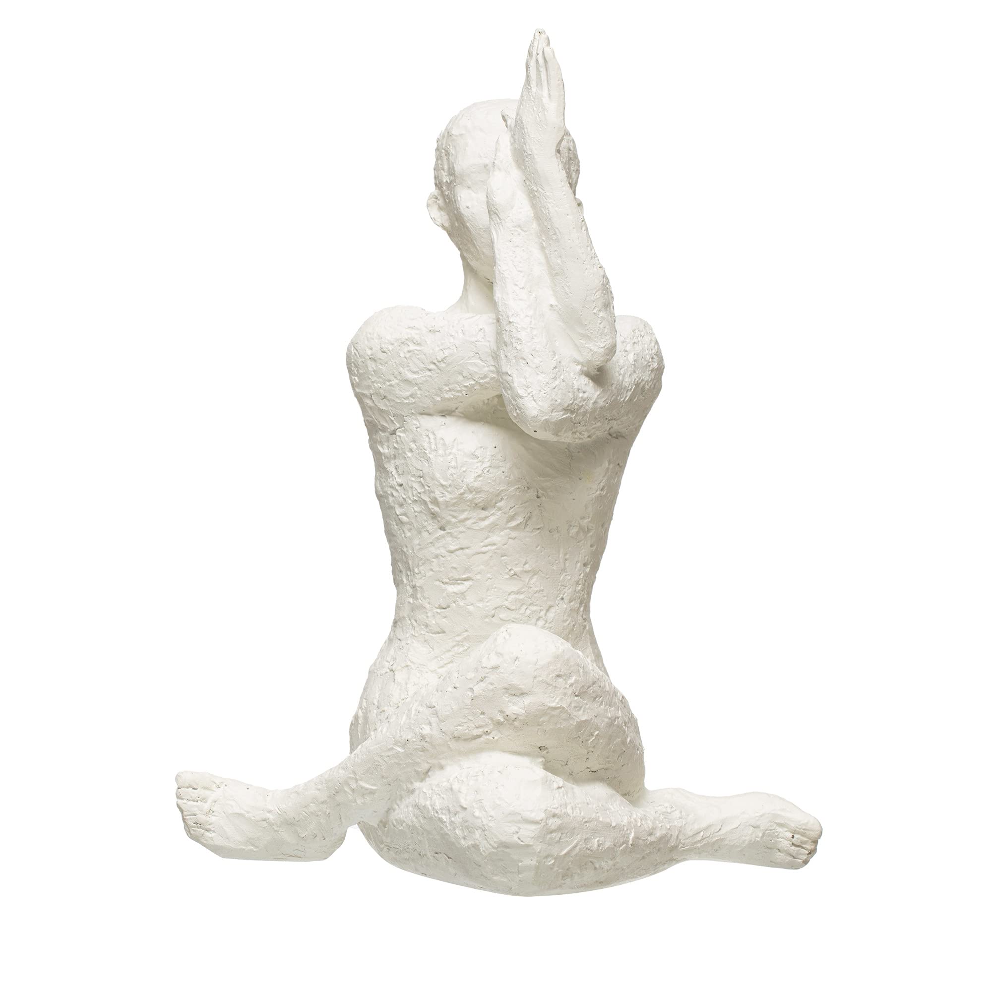 Boho-Inspired Resin Yoga Statue with Volcano Finish - Handmade Meditation Decor for Home, Office & Yoga Studio - Perfect Gift for Yoga Lovers & Spiritual Seekers