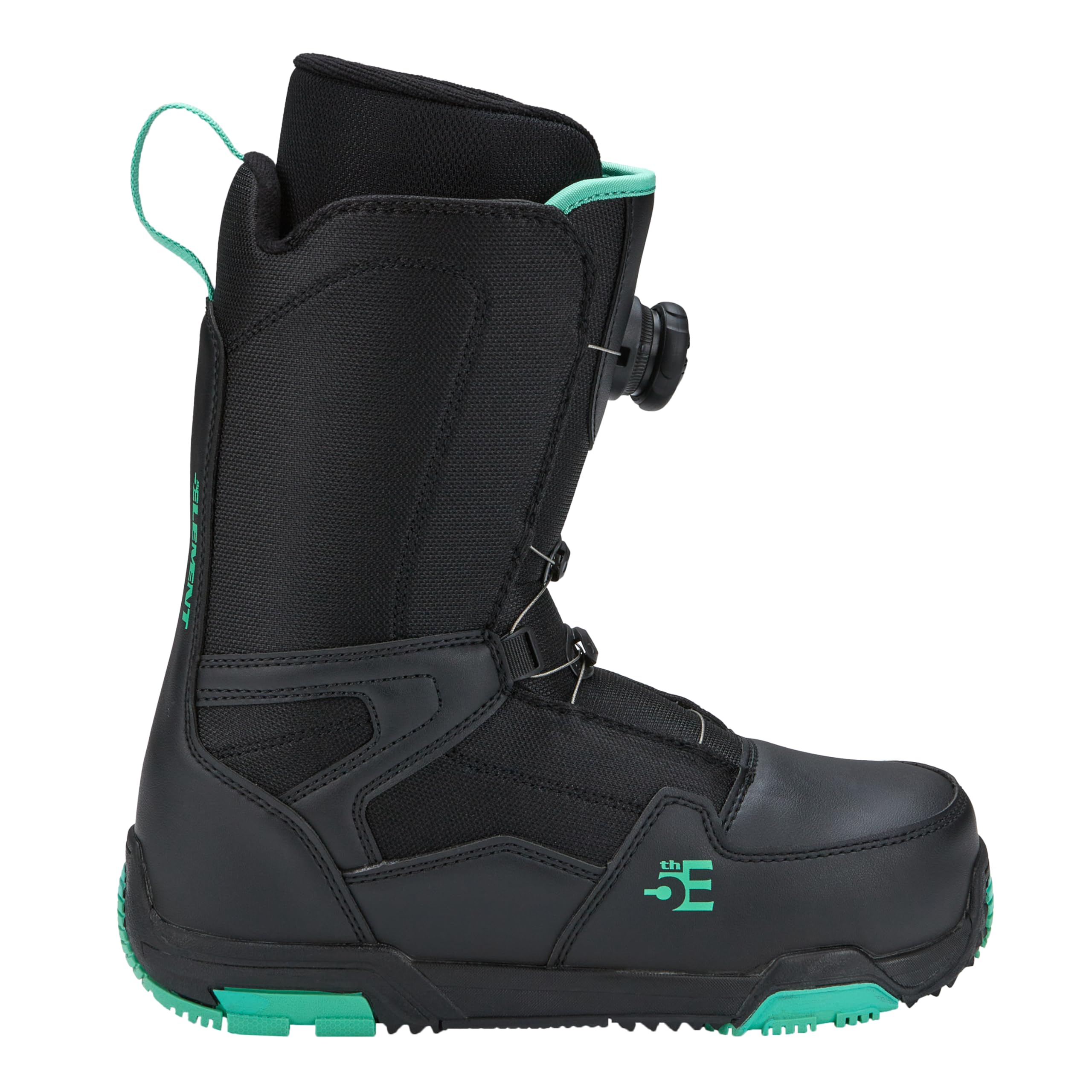 5th Element Women's Lace Up & Dial Snowboard Boots - Waterproof All Mountain Snowboarding Boots Compatible with Strap Bindings (Sizes 5-11) - Perfect for Freeride, Park & Powder Adventures