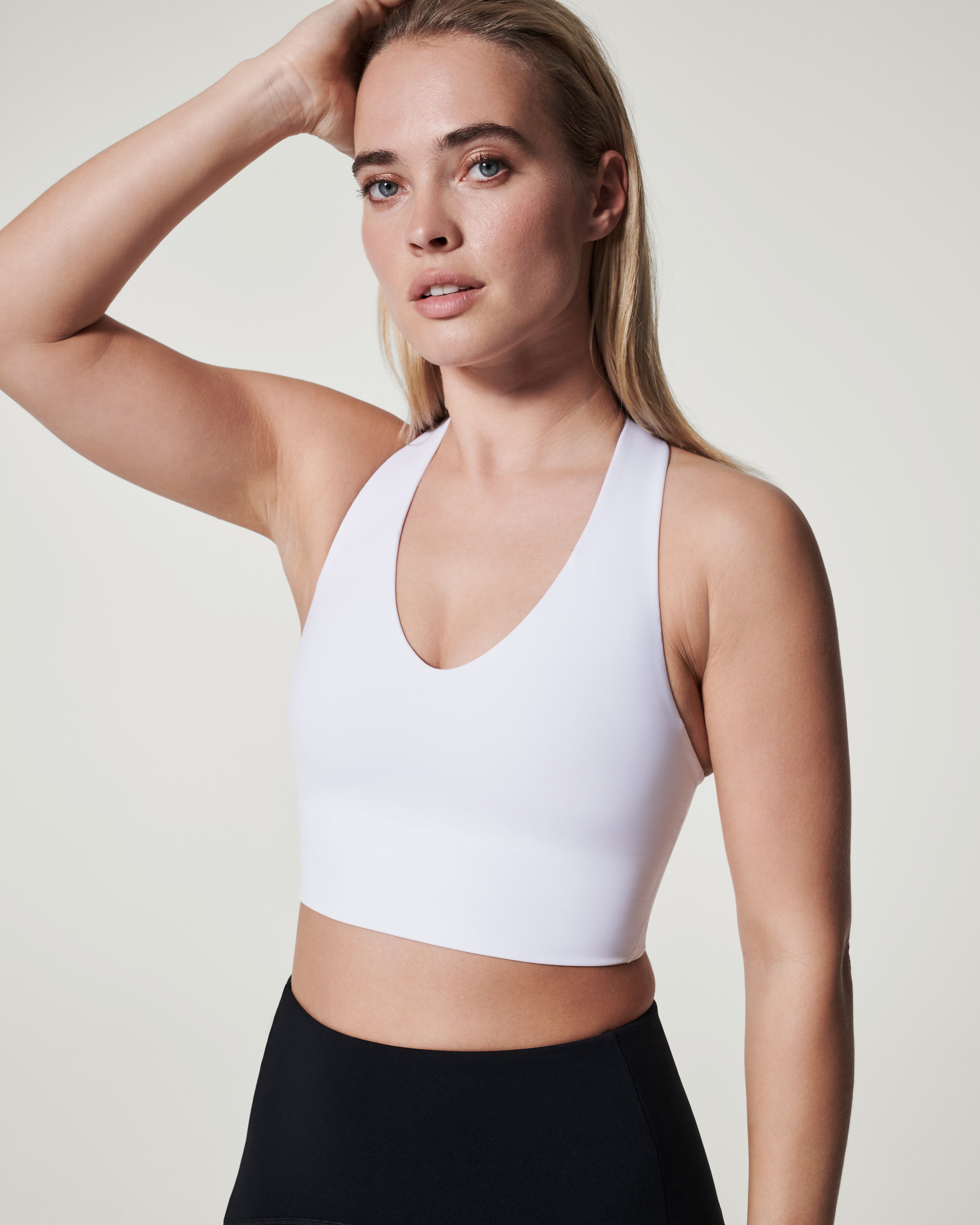 SPANX Shape™ Get Moving Longline Sports Bra - High Support Workout Bra for Women - Perfect for Running, Yoga & Gym