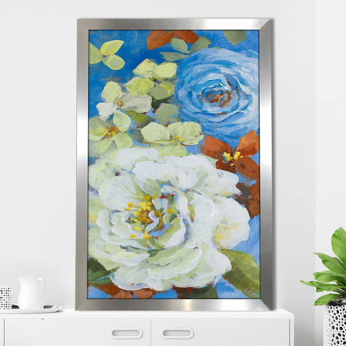 Abundant Garden I Vertical Wall Art Print on Acrylic - Modern Home Decor for Living Room, Bedroom & Office