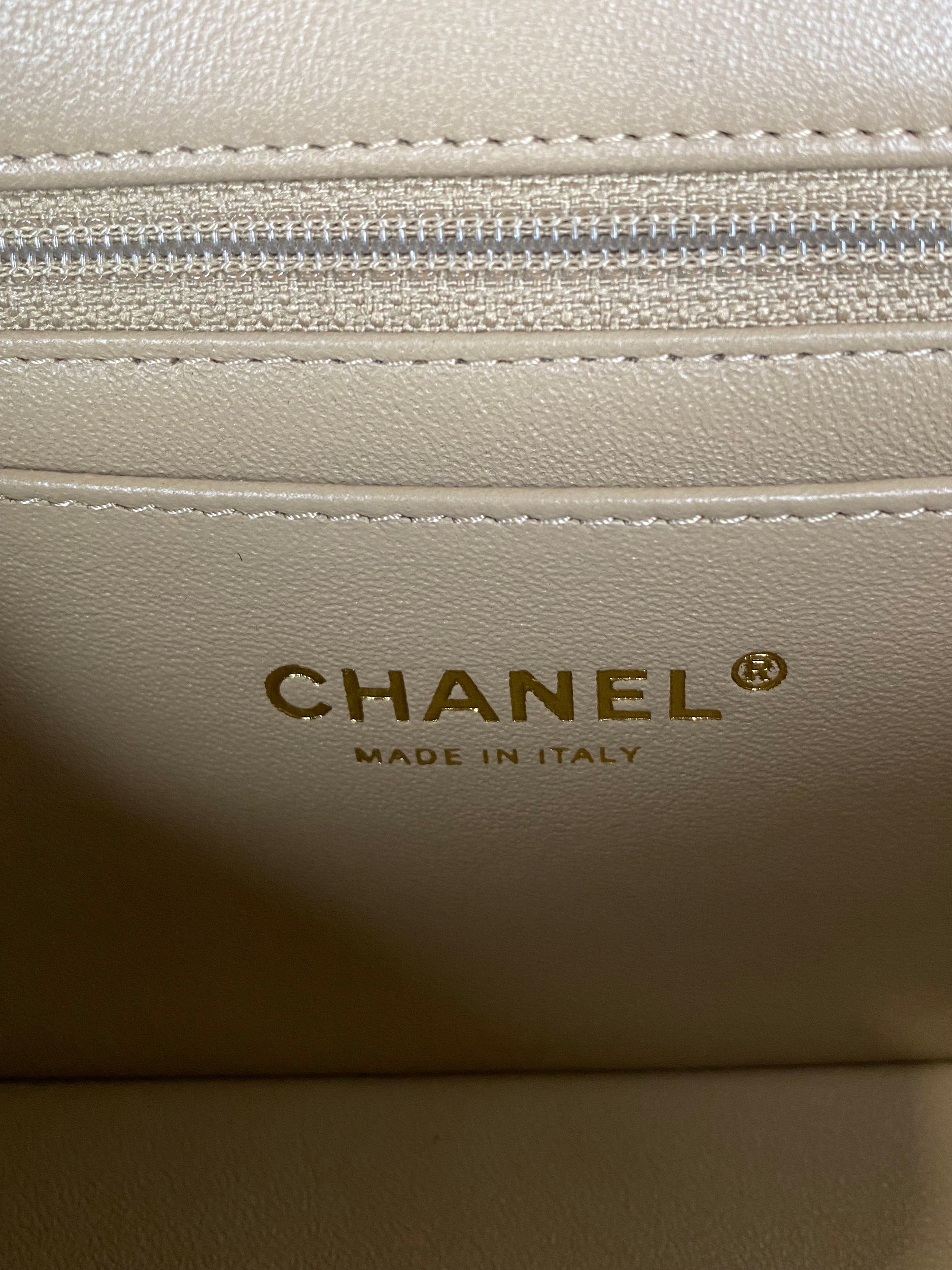 Chanel Light Brown Mini Flap Bag - Classic Quilted Leather Crossbody Purse for Women | Perfect for Date Night, Parties & Everyday Luxury