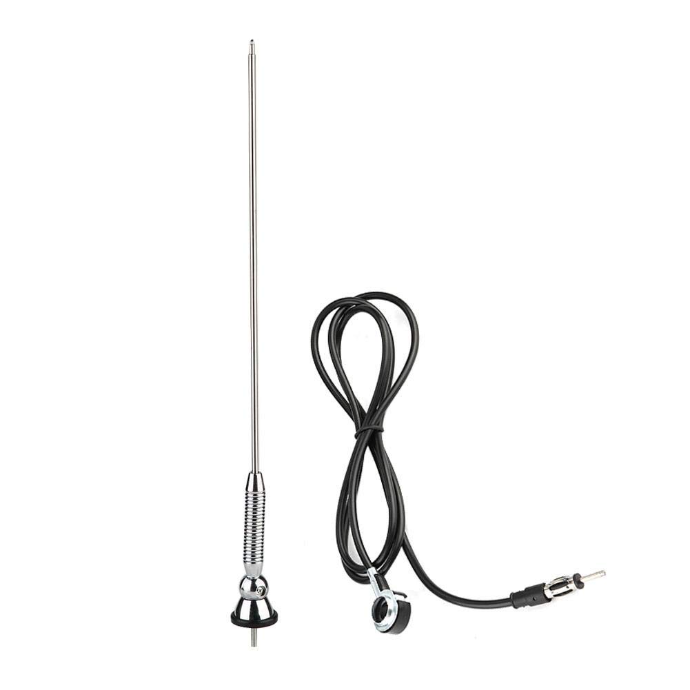 Vintage 18.5 Inch Universal Rubber Car Roof Antenna - AM/FM Radio Aerial with 180° Swivel for Classic & Modern Vehicles | Perfect for Road Trips, Vintage Car Restoration & Improved Radio Reception