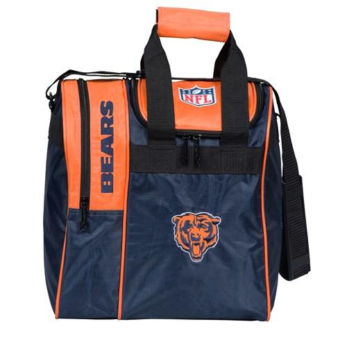 KR Strikeforce 2020 NFL Chicago Bears Team Logo Single Tote Bowling Bag - Perfect for Football Fans, Game Day, and Sports Enthusiasts