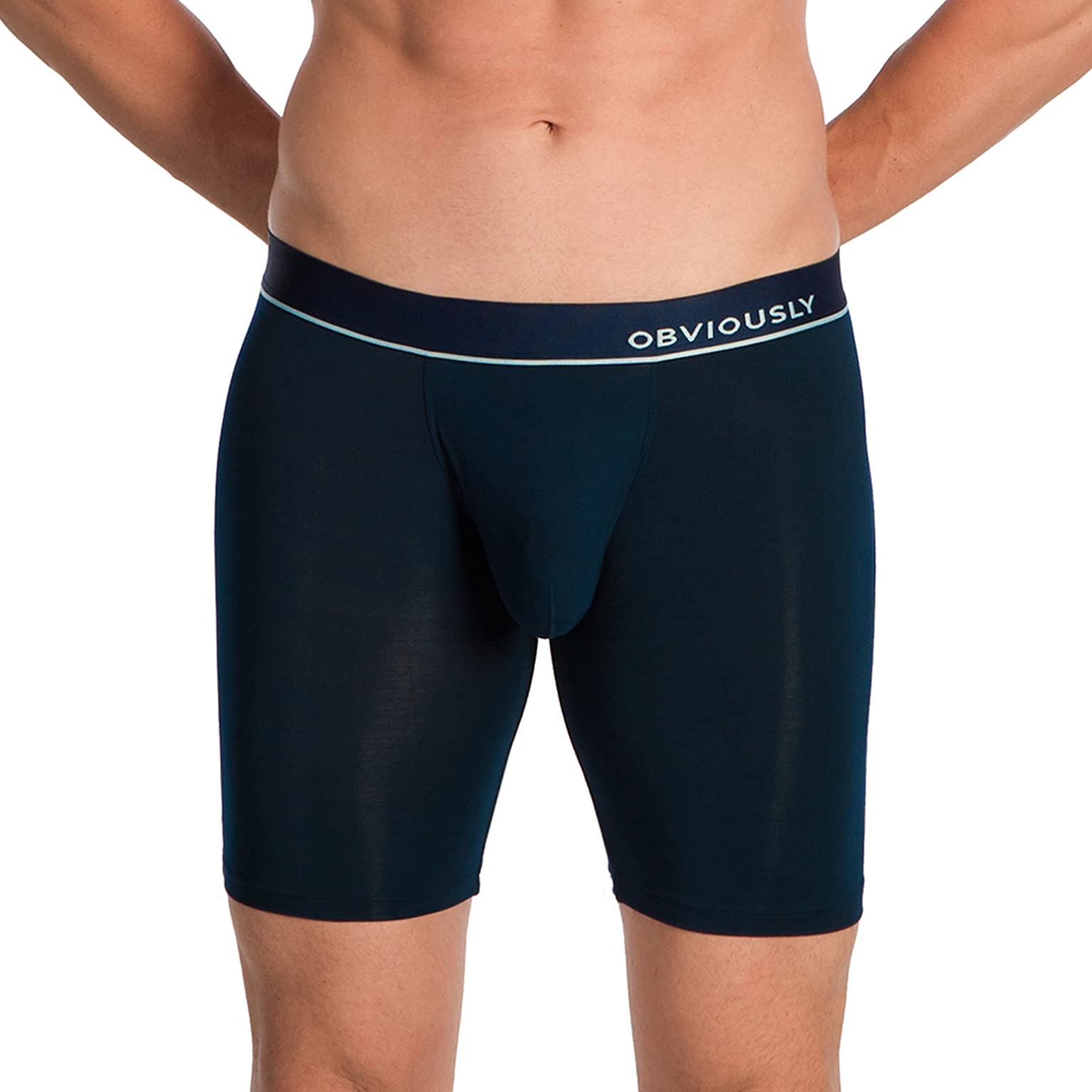 PrimeMan Men's 9 Inch Boxer Briefs - Soft Breathable Underwear for All-Day Comfort - Perfect for Workout, Travel & Daily Wear