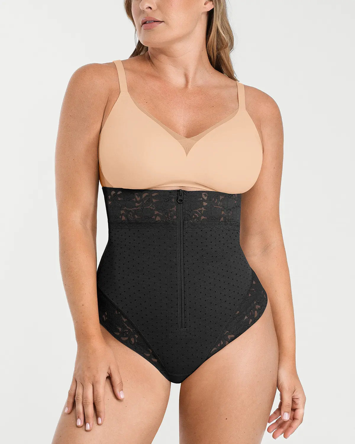 AirSlim® Mid Rise Polka Dot Shaping Panty - High Waist Tummy Control Underwear for Women | Perfect for Everyday Wear, Workouts & Special Occasions
