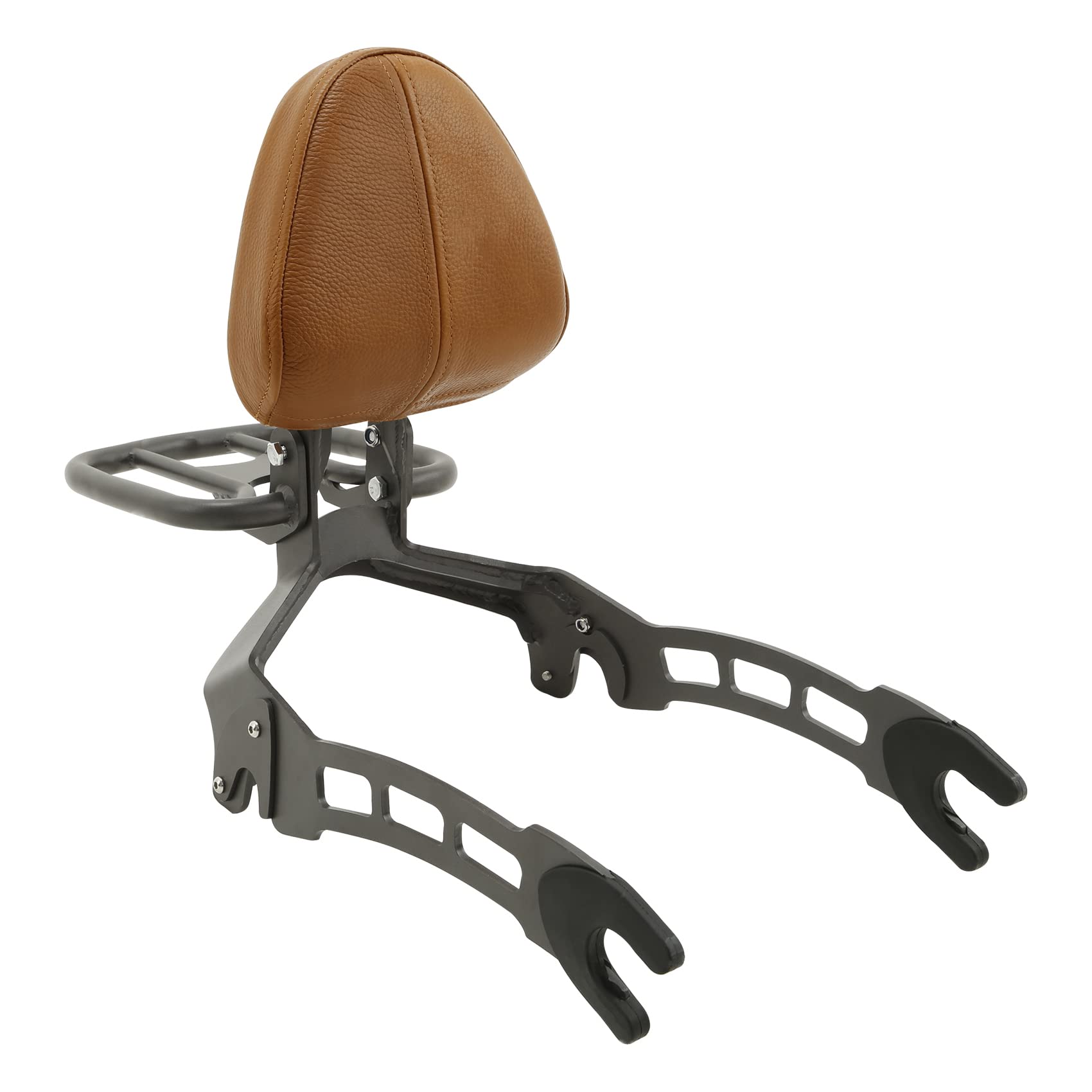 Detachable Passenger Backrest Sissy Bar with Luggage Rack for Indian Scout Sixty 2016-2024 - Comfortable & Secure Riding Accessory for Long Distance Motorcycle Trips