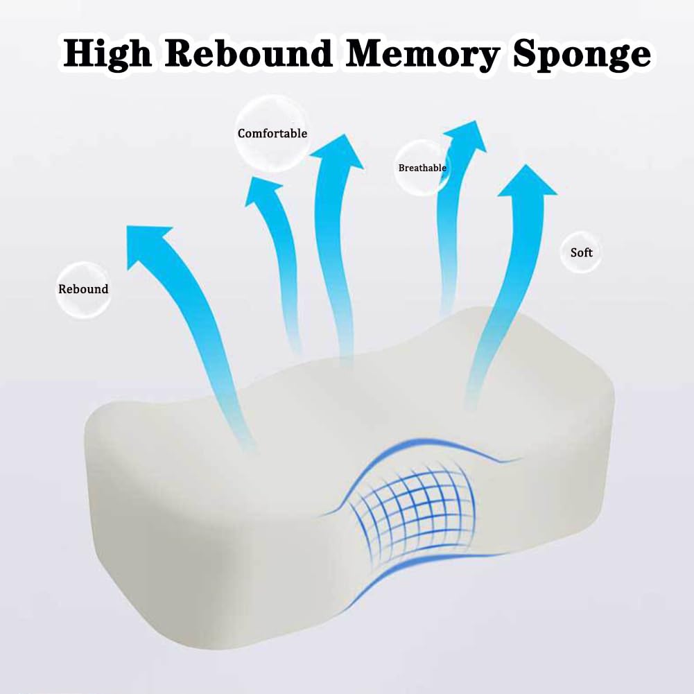 Post-Surgery BBL Pillow for Brazilian Butt Lift Recovery - Memory Foam Seat Cushion for Sitting & Driving - Comfortable Booty Pillow for Aftercare (Navy Blue) | Perfect for Post-Op Healing, Car Rides & Office Chairs