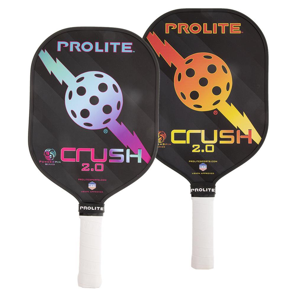 Crush PowerSpin 2.0 Pickleball Paddle - Premium Carbon Fiber Surface for Enhanced Spin & Control - Perfect for Competitive Play & Recreational Games