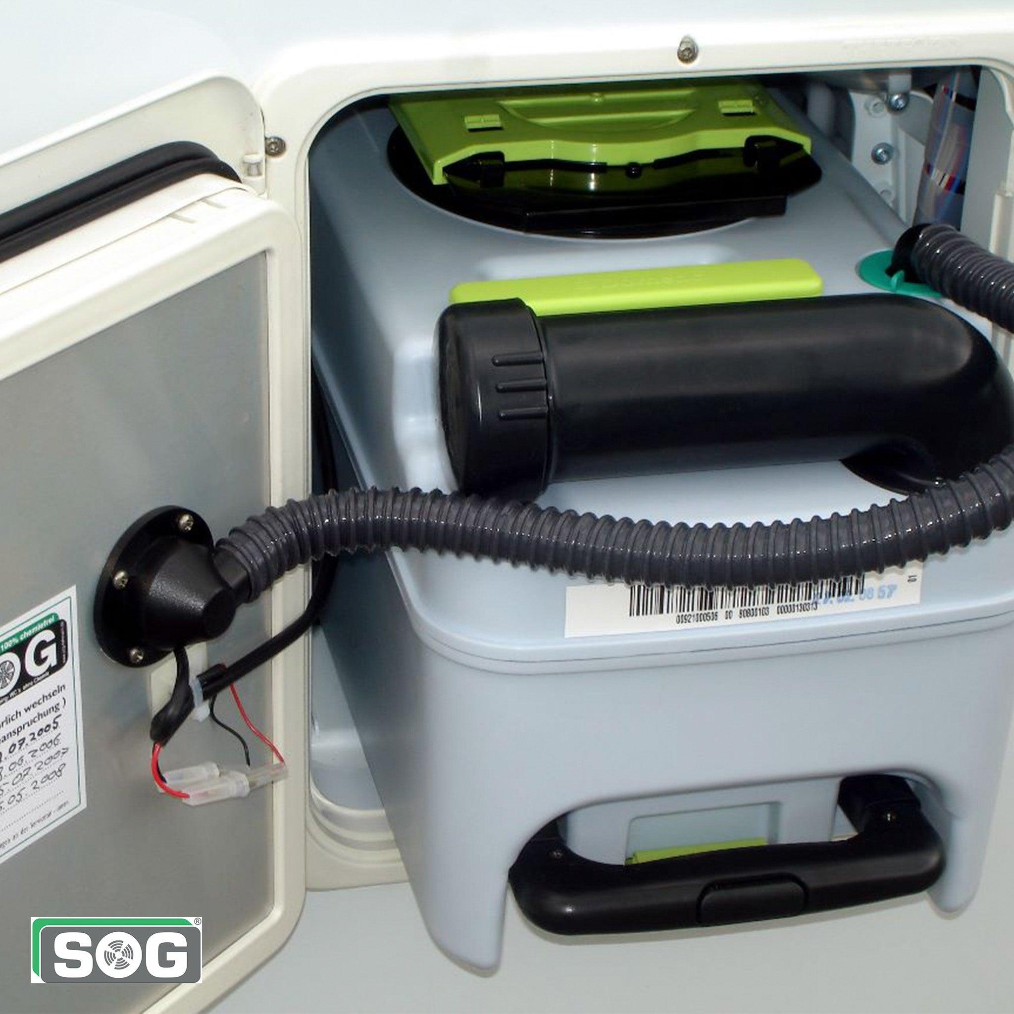 SOG Door Vent Model H for Thetford C220 RV Toilet - Durable RV Bathroom Ventilation Accessory for Camping & Travel Trailers