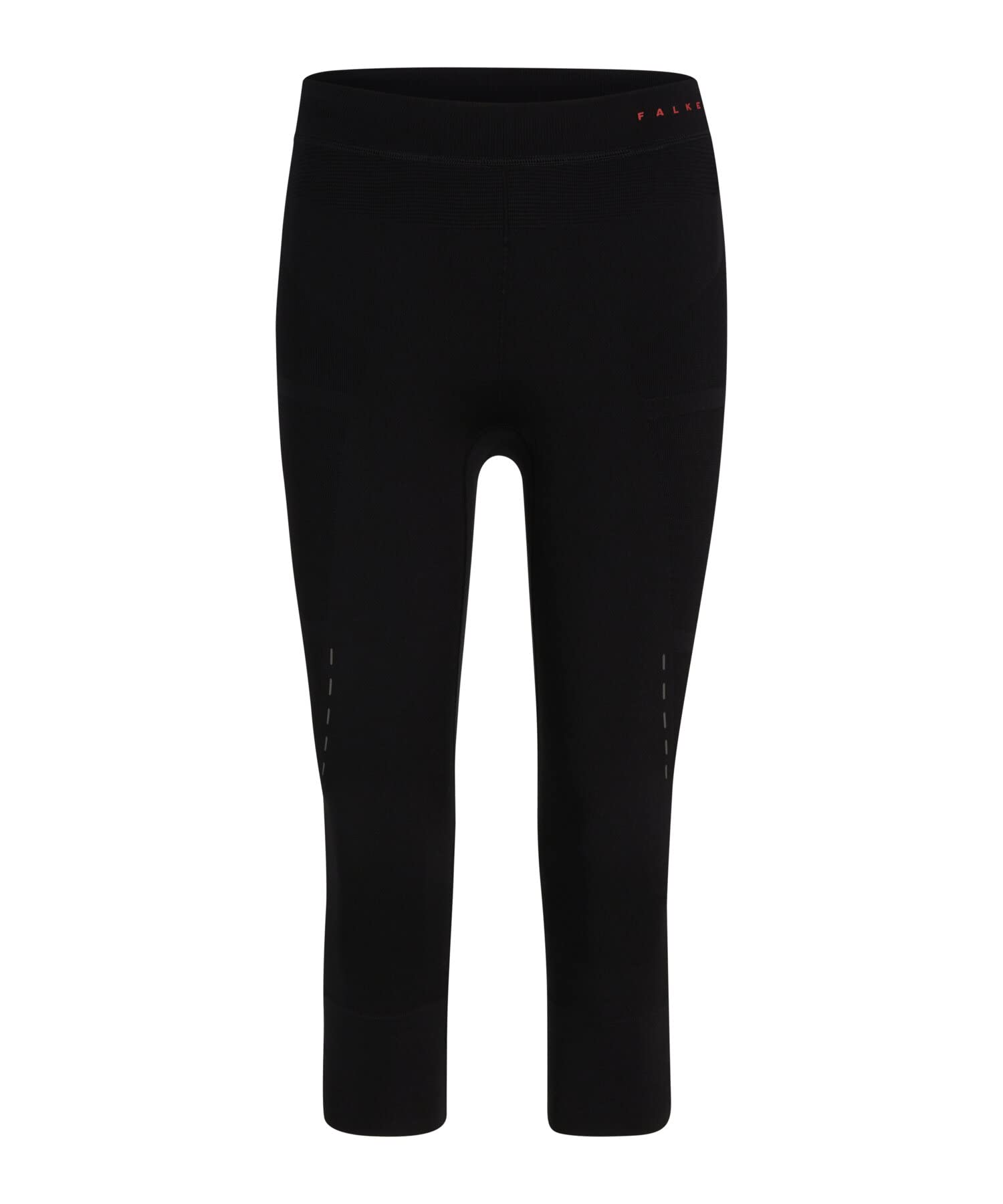 FALKE Women's Compression 3/4 Running Pants - High Performance Workout Leggings for Jogging, Yoga & Gym - Moisture Wicking & Breathable Activewear (1 Pair)
