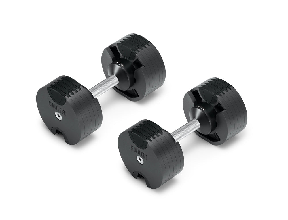 NÜOBELL 50lb Adjustable Dumbbell Set - Premium Home Gym Equipment for Strength Training & Weightlifting - Perfect for Home Workouts, CrossFit, and Fitness Enthusiasts