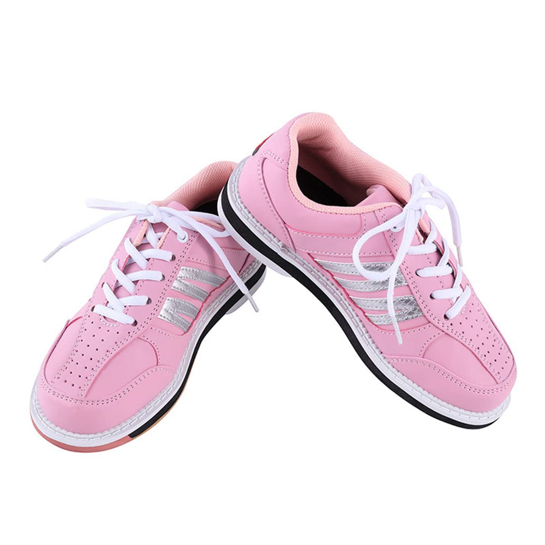 VEACAM Women's Lightweight Bowling Shoes - Professional Athletic Sneakers for Bowling, Walking & Gym - Breathable Sport Shoes for Women with Non-Slip Sole (Perfect for League Play & Casual Bowling)
