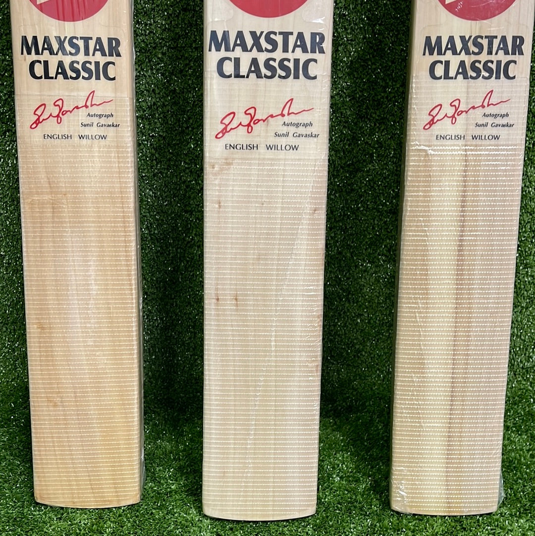 SG Maxstar Classic English Willow Junior Cricket Bat - Lightweight & Durable for Youth Cricket Training & Matches - Perfect for Practice, Games & Tournaments