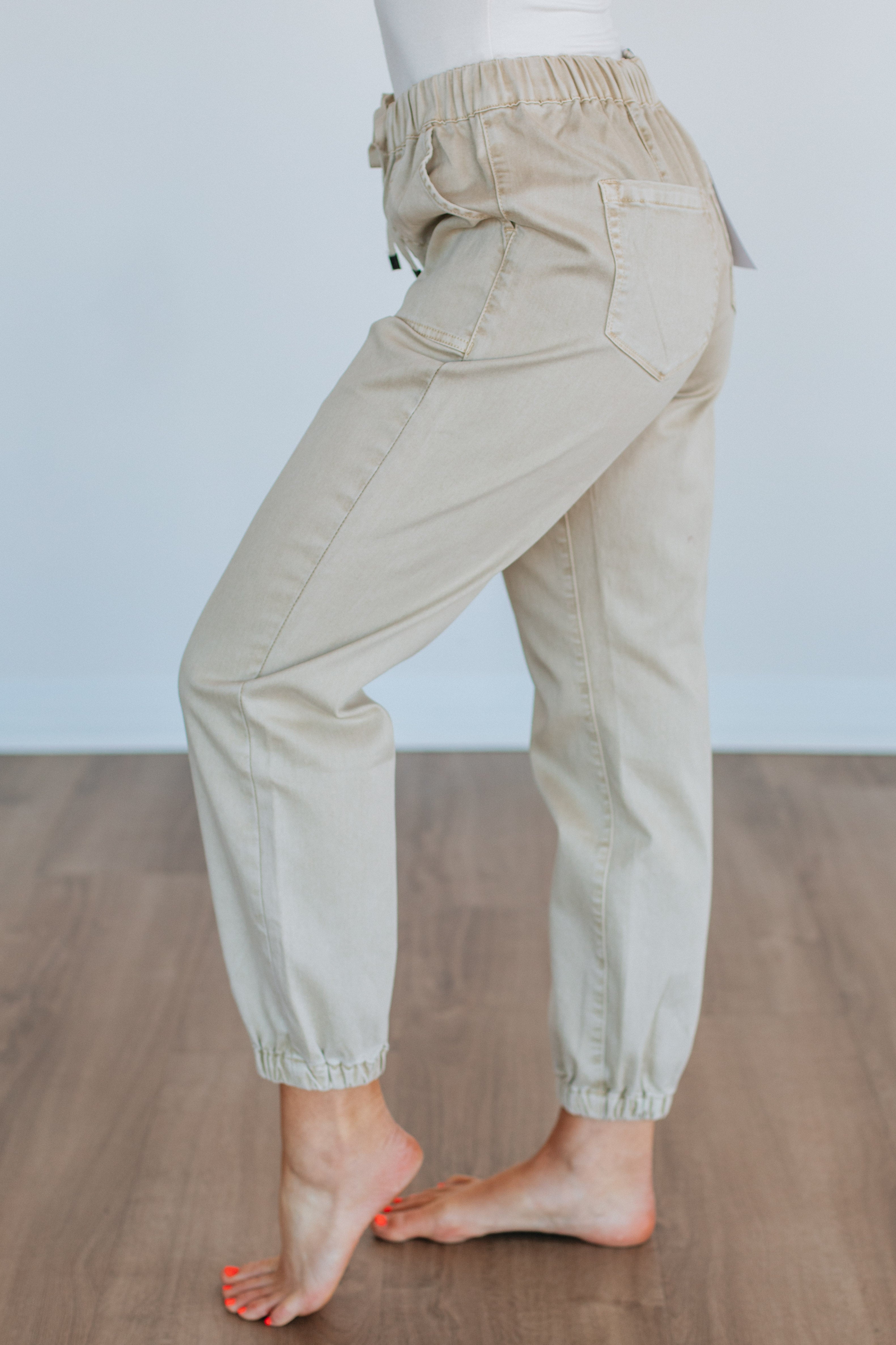 Drea Mica Joggers for Women - Soft Natural Cotton Lounge Pants - Perfect for Yoga, Running, and Casual Wear