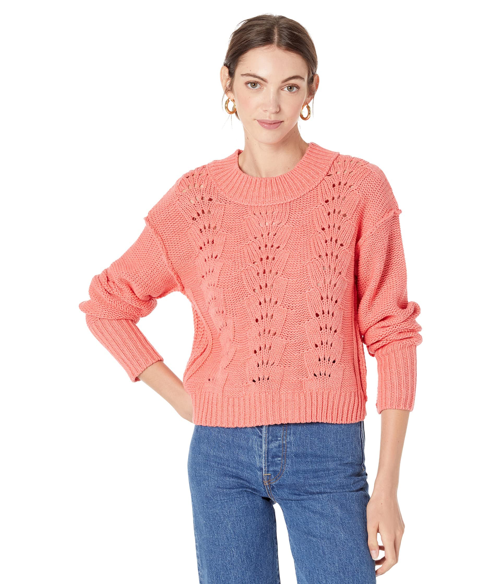Free People Bell Song Pullover Sweater - Women's Cozy Knit Sweater for Fall & Winter | Casual Loungewear, Coffee Dates & Weekend Outfits